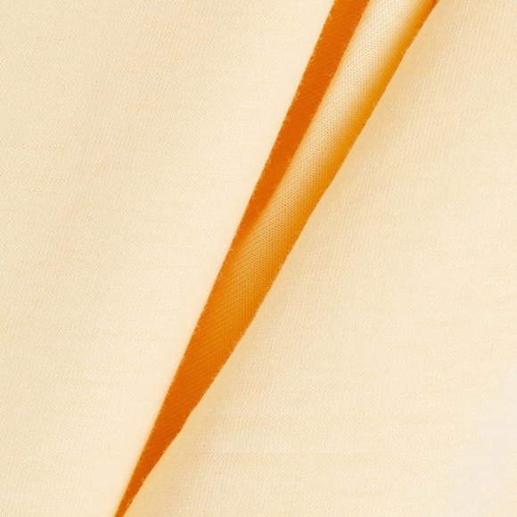 LOULOU STUDIO GUPO CROPPED PIMA COTTON T SHIRT BUTTER YELLOW PASTEL - Picture 4 of 9